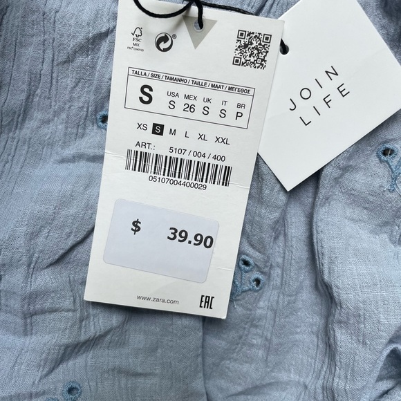 JoinLife Blue Top - Picture 3 of 3